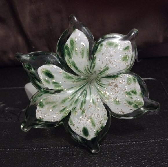 Murano Art Murano Italian Glass Blown Lily Poshmark